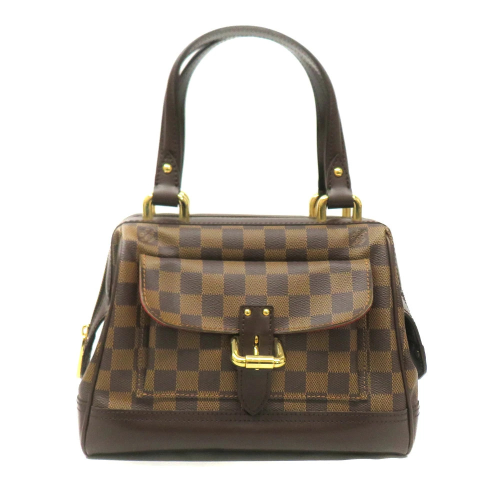 Louis Vuitton Knightsbridge Top Handle Bag Leather Brown